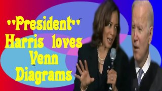 'President' Kamala Harris loves Venn Diagrams