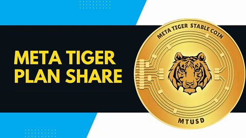 Meta Tiger plan share #MetaTiger #decentralized #blockchain
