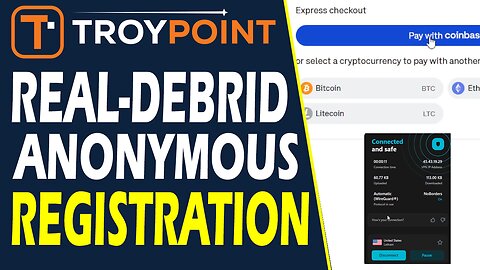Real Debrid Anonymous Registration