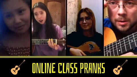 ONLINE GUITAR CLASS PRANKS - PEOPLE REACTIONS #2