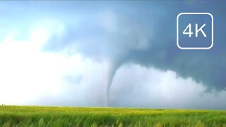 Mesmerizing Tornado in the Prairie - Relaxing Storm Sounds for Sleep