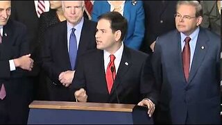 Rubio Discusses Immigration Bill at Joint Press Conference