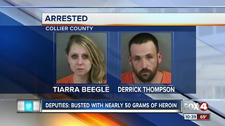 Deputies: busted with nearly 50 grams of heroin