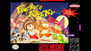 Pocky and Rocky - SNES [retro Gameplay]