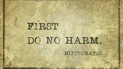 Uncivilized Philosophy #8- Primum non nocere (First, do no harm and the 5 ethics)