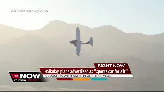 Halladay plane advertised as 'sports car for air'