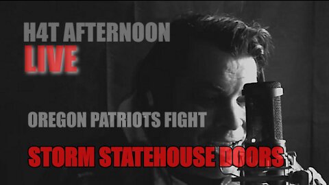 OREGON PATRIOTS BEAR MACE PAST COPS AND ENTER STATE HOUSE OVER COVID H4T AFTERNOON LIVE