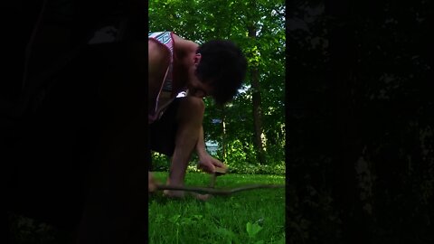 Friction fire fail! Primitive bow drill fire making. #shorts