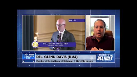 VA Del. Glenn Davis Dems Passed School Trans Bill With Full Knowledge