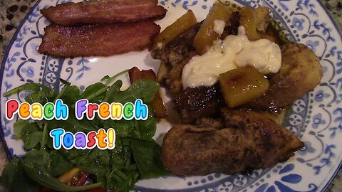 Peaches & Cream French Toast By Hello Fresh! 🍑