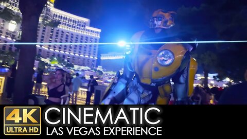 You will Think this Bellagio 4k Night Tour is Weird. Anamorphic Cinematic and Atmospheric Las Vegas