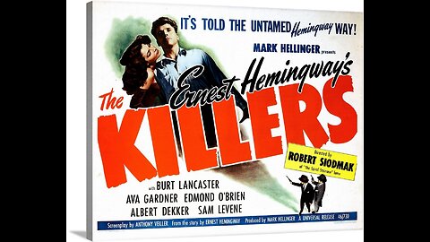 The Killers 1946 colorized (Burt Lancaster, Ava Gardner)