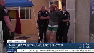 Man arrested after breaking into woman's home to use shower