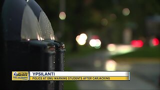 EMU police looking for 2 suspects after student robbed, carjacked on campus