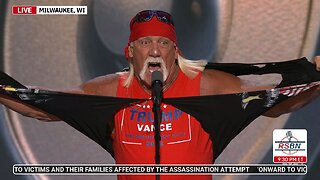 WATCH: Hulk Hogan at 2024 RNC in Milwaukee, WI - 7/18/2024