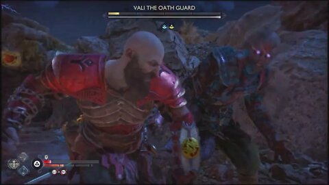 Vali The Oath Guard Boss Fight | God of War: Ragnarök 4K Clips (PS5, PS4) | God of War Ragnarok