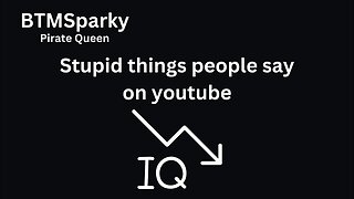 Stupid things people on youtube say