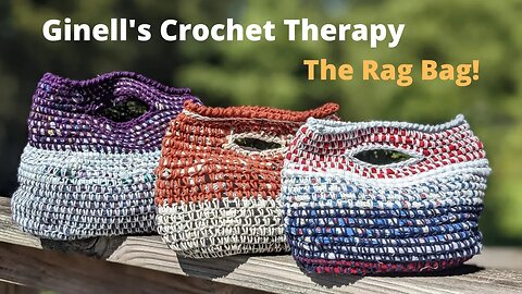 The Rag Bag! Crocheting around fabric
