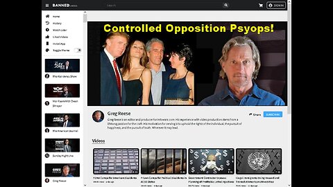 Controlled Opposition Psyop Greg Reese: FEMA Camps for American Dissidents! [29.06.2024]