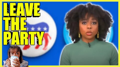 Briahna Joy Gray DEFENDS Dem Exit (clip)