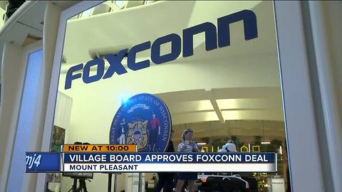 Mt. Pleasant approves $764 million Foxconn incentive package