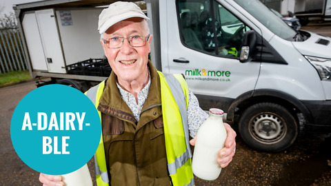 Much loved milkman retires after 60 years