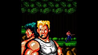 Contra Title Screen.