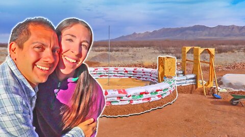 We're Building Our House With Dirt...and Love! | Building an Off-Grid Earthbag Dome