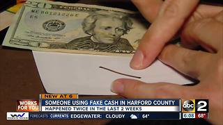 Man wanted for using counterfeit bills in Harford County