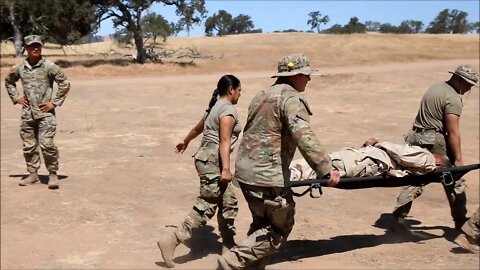 U.S. Infantry Mass Casualty Drill