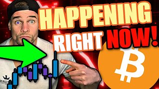 ⚠️ HUGE MOVE COMING FOR BITCOIN
