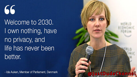 Ida Auken: Welcome To 2030, I Own Nothing, Have No Privacy, And Life Has Never Been Better