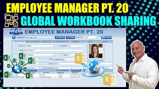 How To Share & Sync Your Macro Enabled Excel Workbook Worldwide [Employee Mgr. Pt. 20]