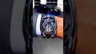 The sparkling white gold Jacobandco Bugatti Chiron is a perfect example of watchmaking beauty...