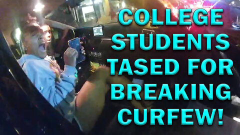 College Students Extracted And Tased For Curfew But Cops Cleared! LEO Round Table S07E23c