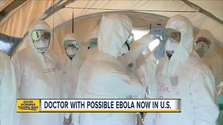 Doctor being monitored after possibe Ebola exposure