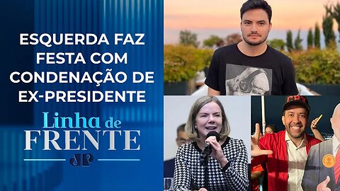Felipe Neto, Gleisi e Janones comemoram inelegibilidade de Bolsonaro | LINHA DE FRENTE