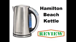 Hamilton Beach Kettle Review