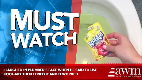 I Laughed In Plumber’s Face When He Said To Use Kool-Aid. Then I Tried It And It Worked