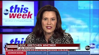 Gov. Whitmer to give update on state's response to COVID-19 outbreak