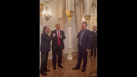 TRUMP❤️🇺🇸🥇MEET WITH LEGENDARY🤍🇺🇸🏅GUEST AT MAR~A~LAGO🏰⭐️