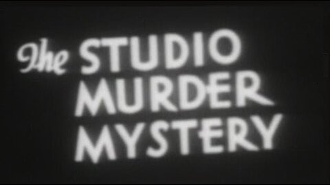 THE STUDIO MURDER MYSTERY (1932) - colorized short