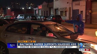 Baltimore rapper supports squeegee kids