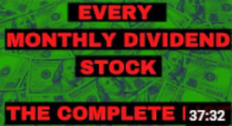 ALL 46 MONTHLY DIVIDEND STOCKS | THE COMPLETE LIST