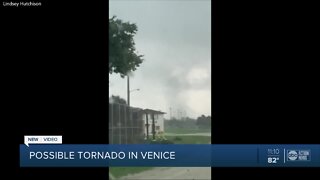 Possible tornado sweeps sports complex in Venice