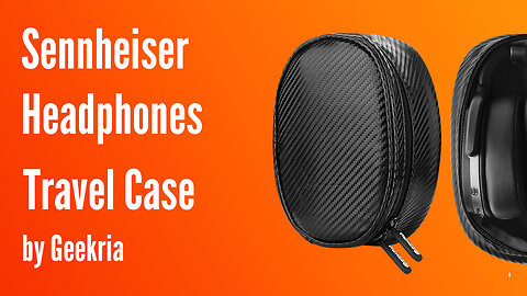 Sennheiser Over-Ear Headphones Travel Case, Soft Shell Headset Carrying Case | Geekria