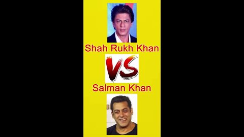 Shah Rukh Khan VS Salman Khan Comparison by Statistics | Who is Better ? #bollywood #memes #shorts
