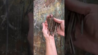 Rusty Nail DIY / Trash to Treasure