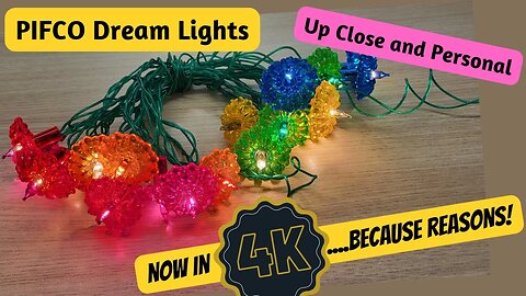 Pifco Dream Lights - Up Close and Personal Ep:7 - 4K FLICKER WARNING!