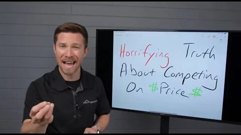 HORRIFYING Truth About Competing on Price in Roofing Sales